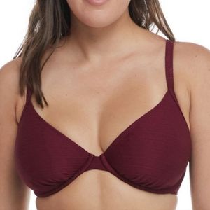 SKYE Solid Scarlett Underwire Bikini Swimsuit Top